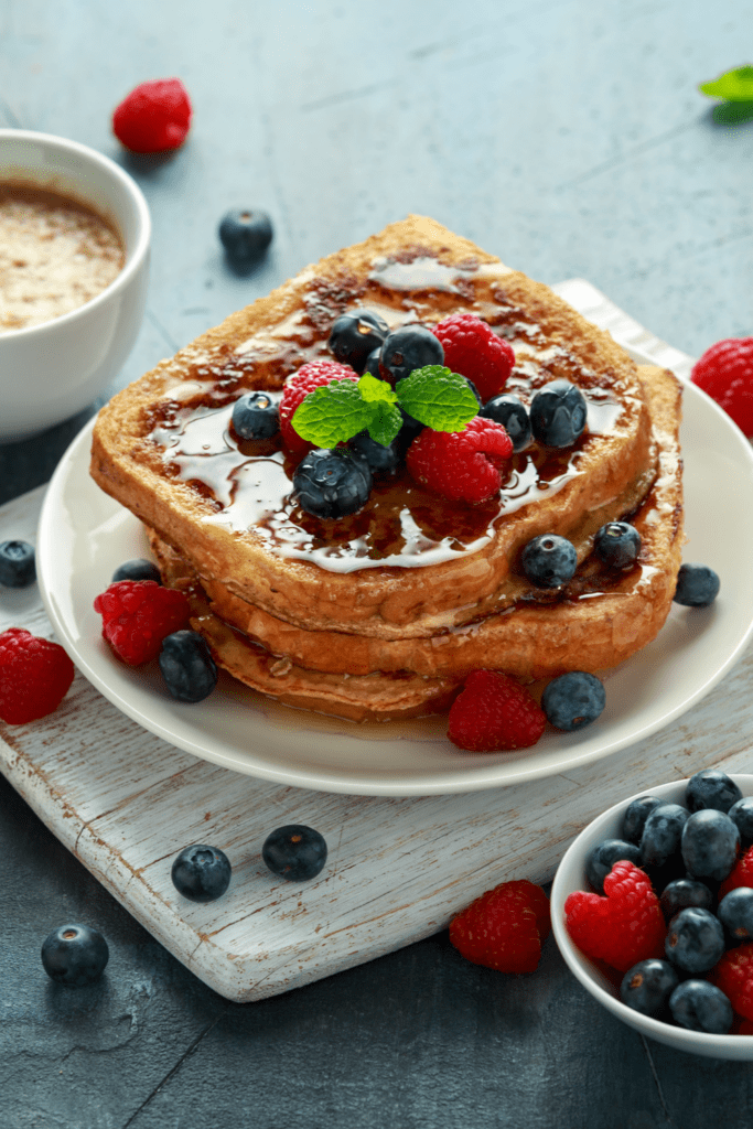 French Toast with Berries and Honey