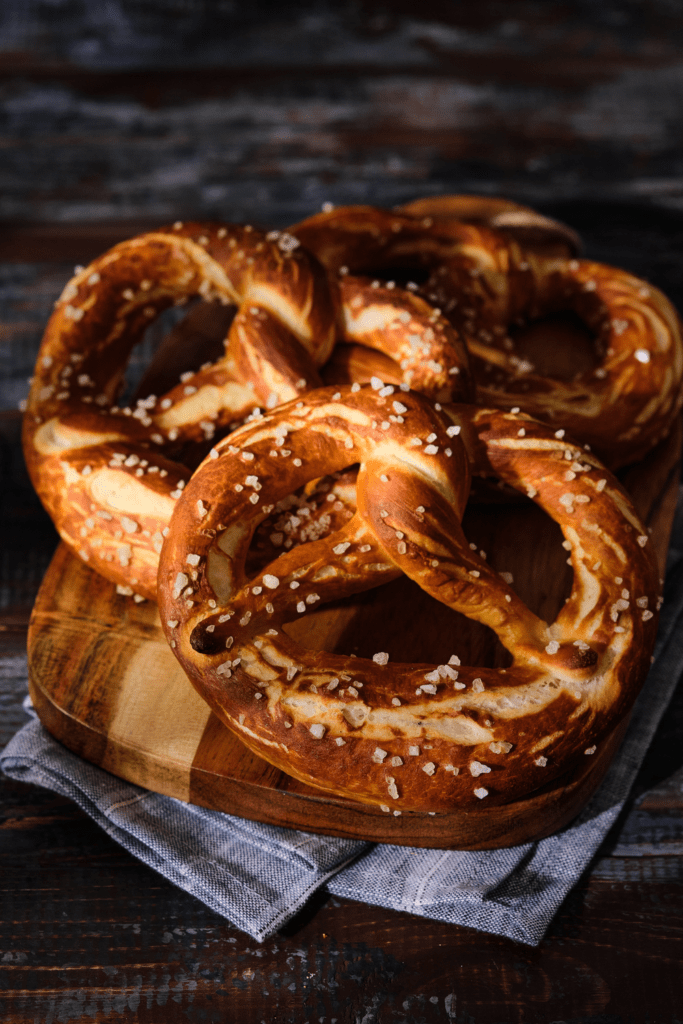 German Soft Pretzel with Salt