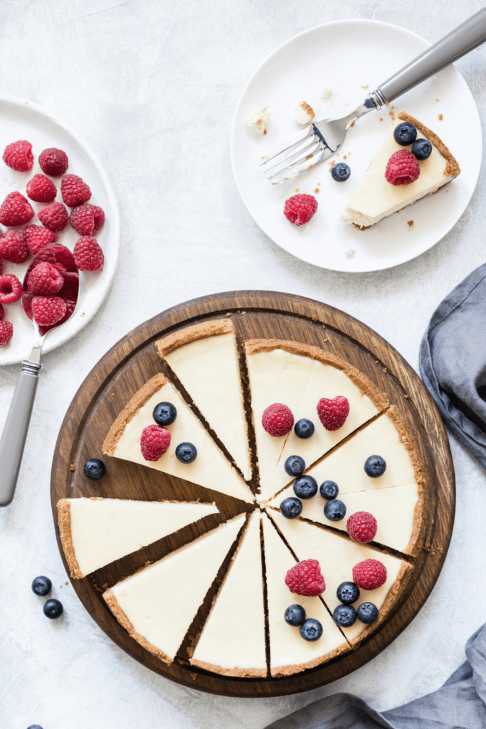 Homemade Cheesecake with Berries