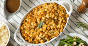 Homemade Thanksgiving Stuffing with Sage and Butter