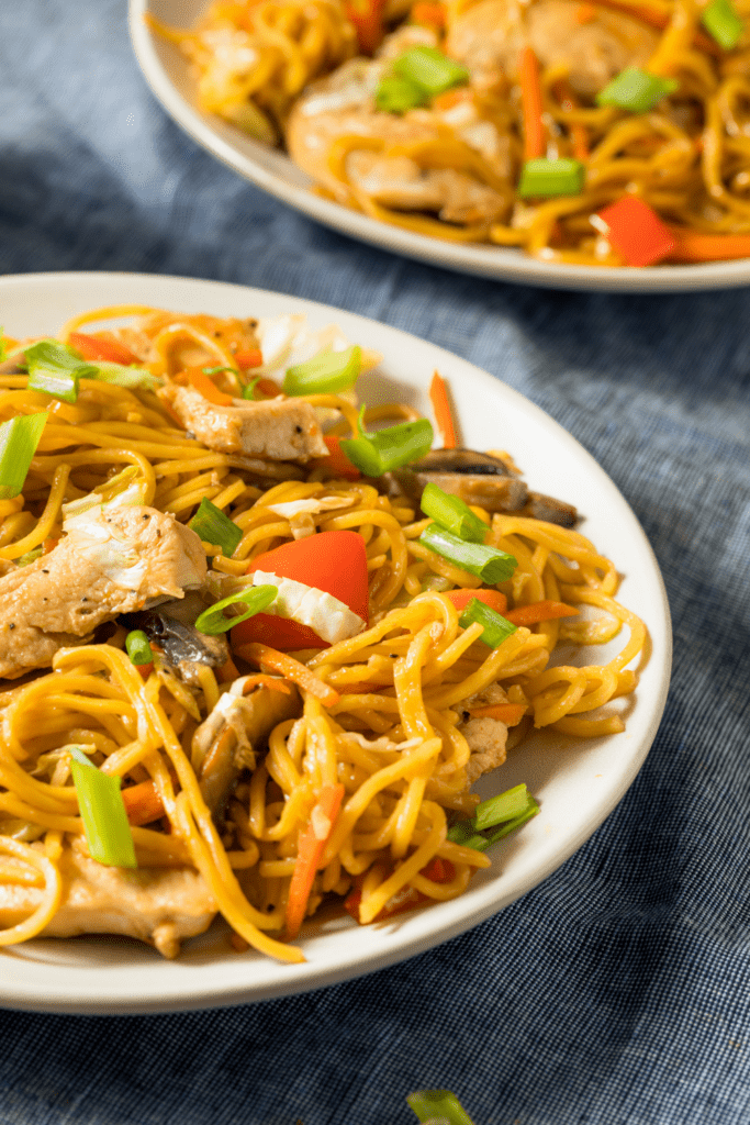 Homemade Yakisoba Chicken