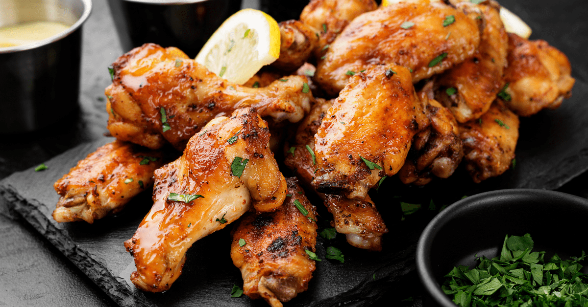 Jerk Chicken Wings with Lemons