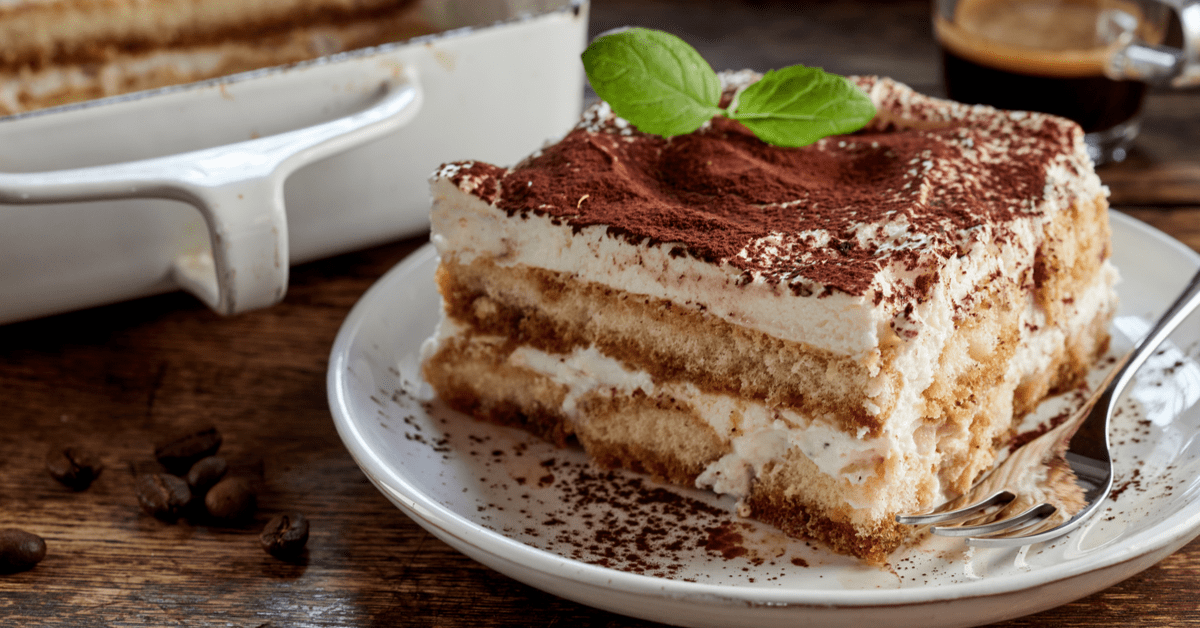 Tiramisu with Mint