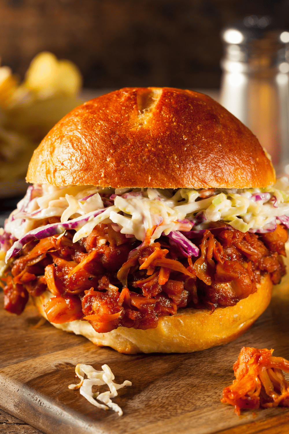 Vegan Jackfruit Pulled Sandwich