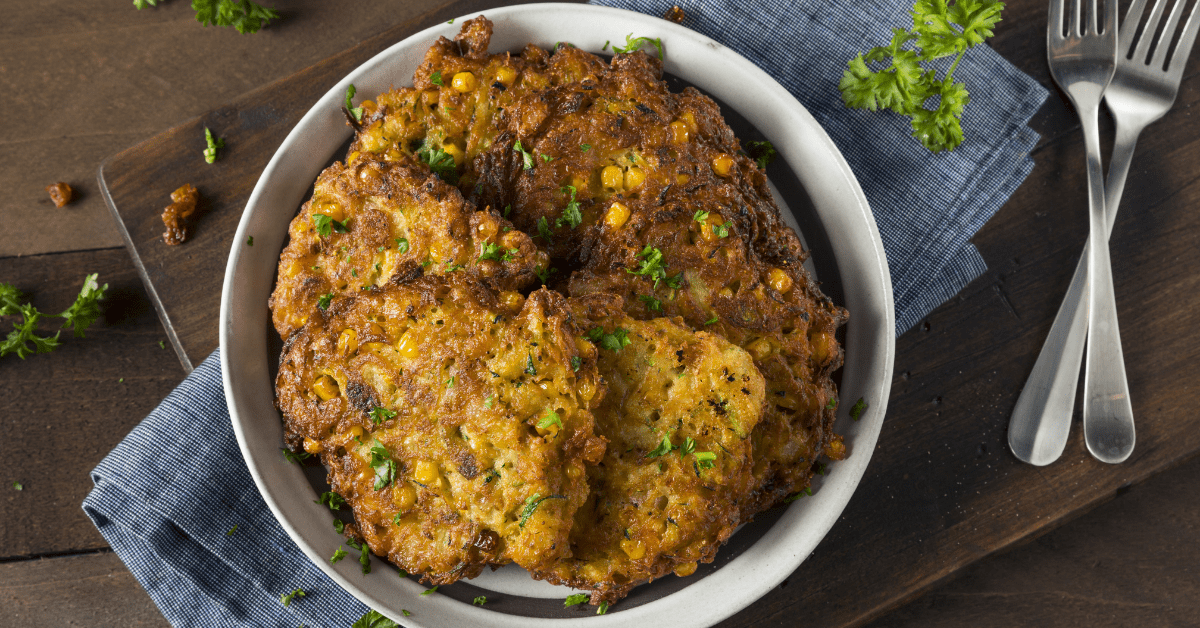 Vegan Thai Corn Fritters