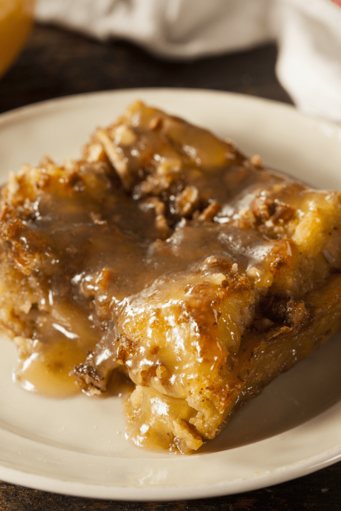 Bread Pudding with Caramel Sauce