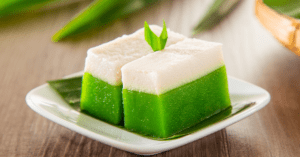 Malaysian Pandan and Coconut Cream Dessert