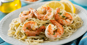 Shrimp Scampi with Lemons