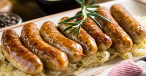 Bratwurst with sauerkraut