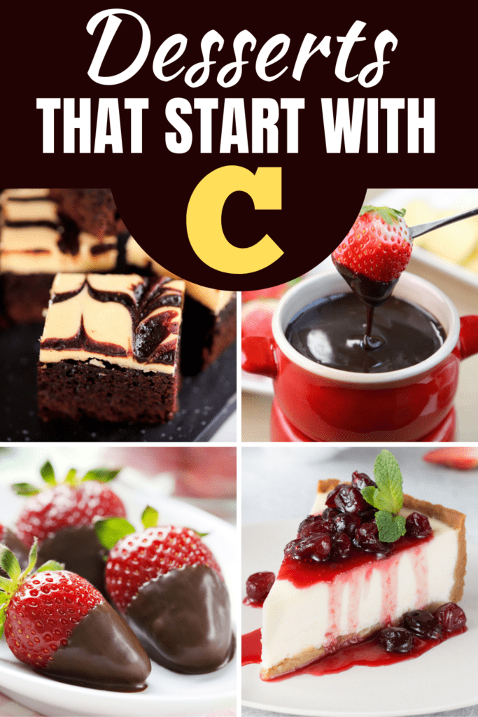 Desserts That Start With C