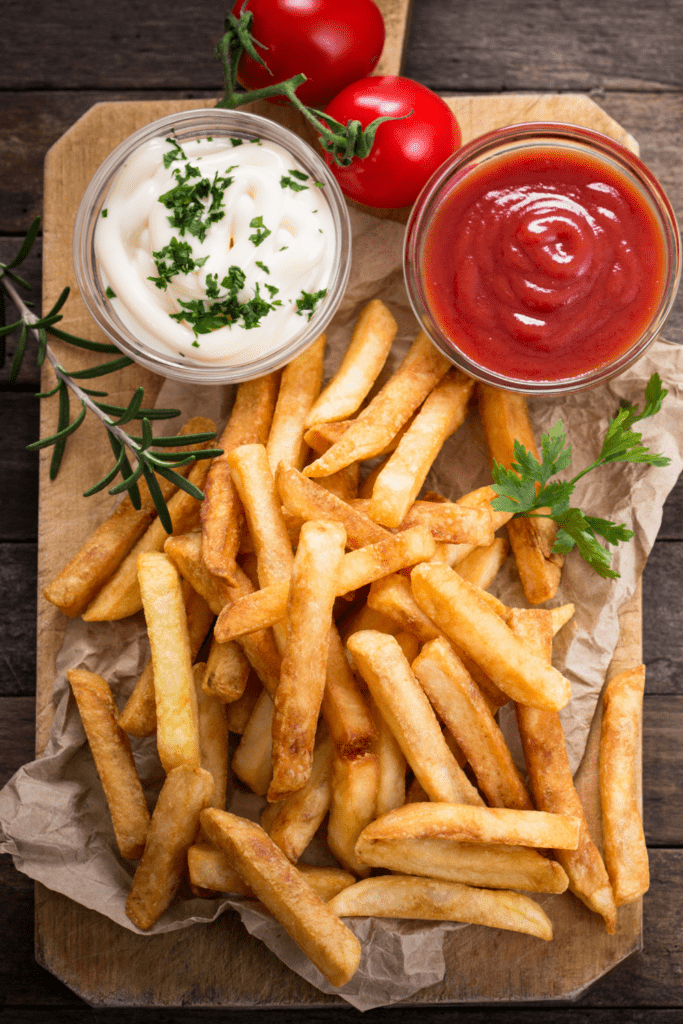 French Fries with Dipping Sauce