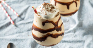 Homemade Frozen Mudslide with Whipped Cream