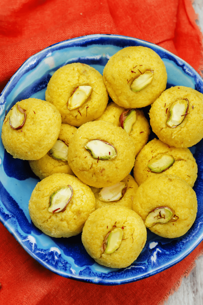 Homemade Mango Sandesh