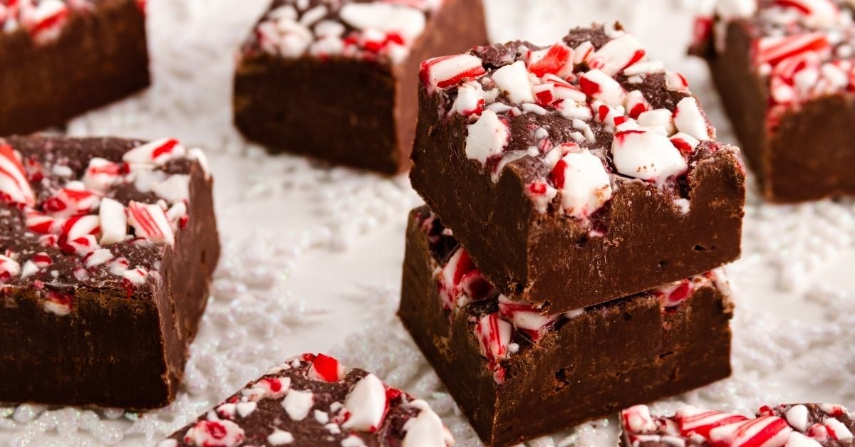 Homemade Peppermint Fudge