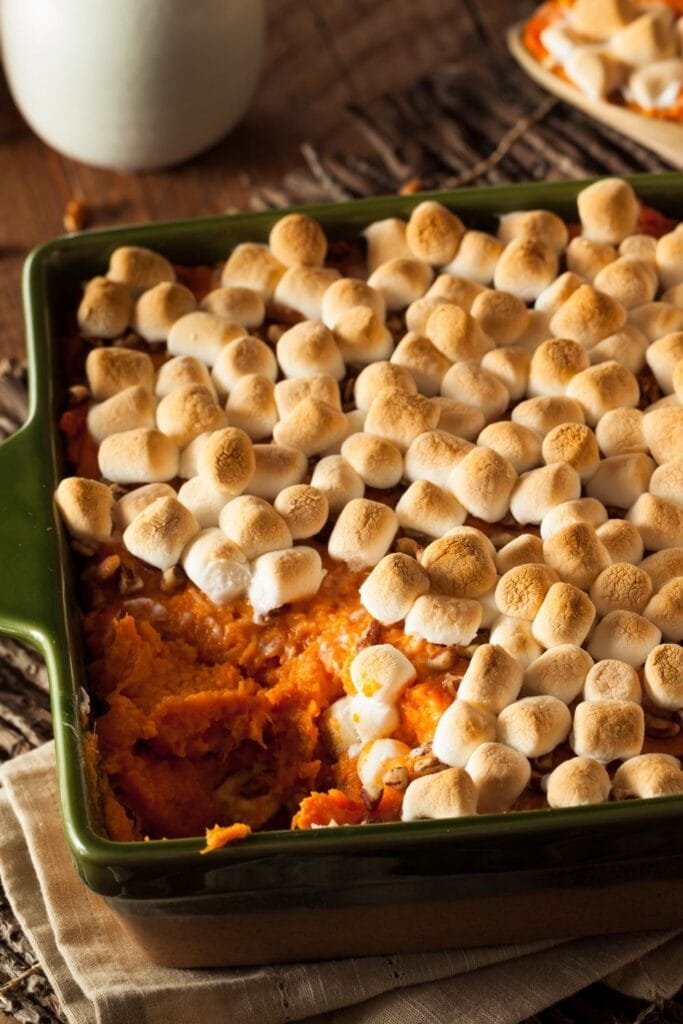 Sweet Potato Casserole with Marshmallows