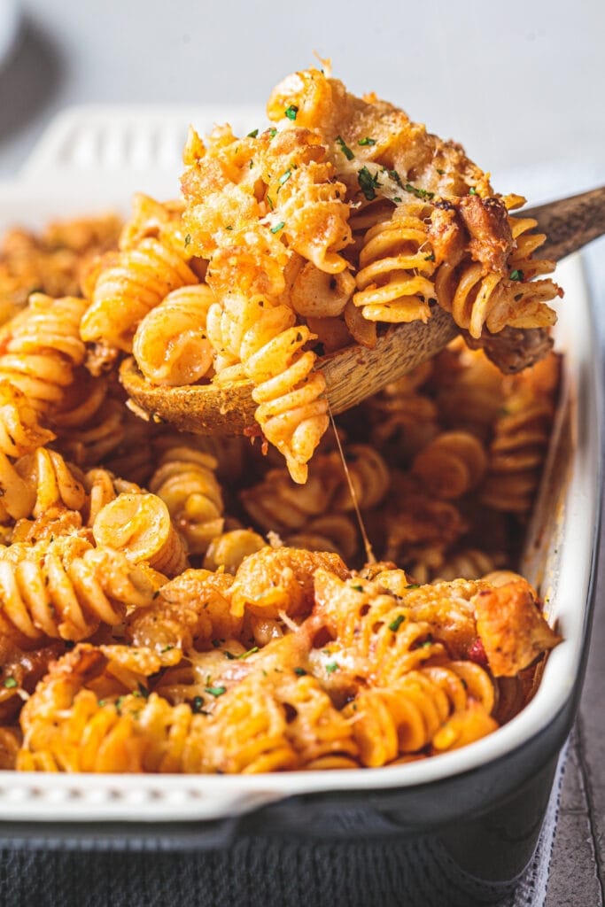 Amish Country Pasta Casserole with Ground Beef