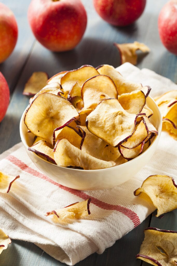 Bowl of Apple Chips