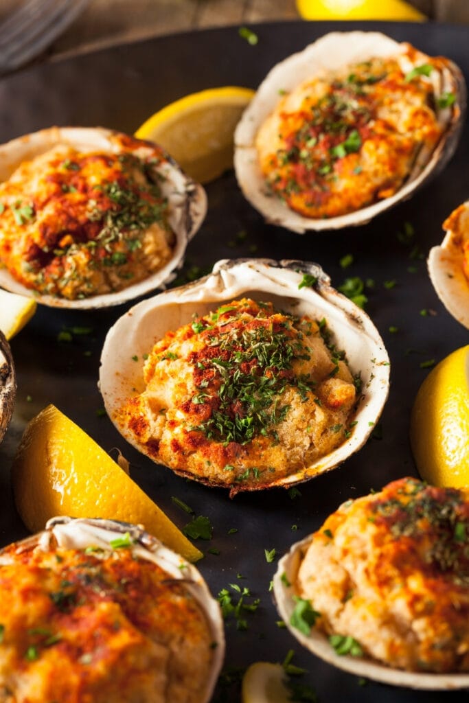 Baked Clams with Lemons