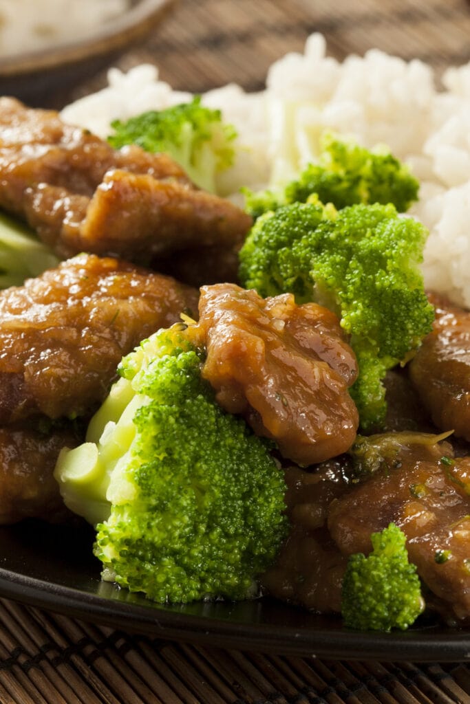 Beef and Broccoli with Rice