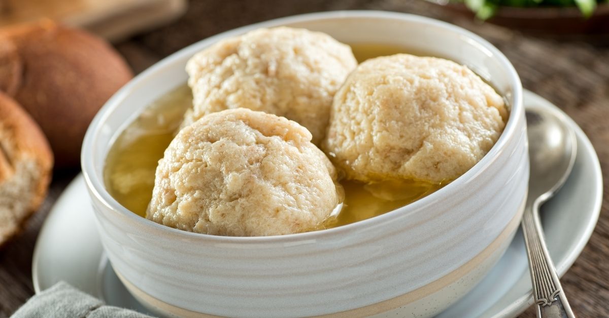 Bowl of Matzo Ball Soup