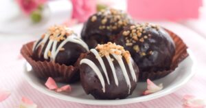 Homemade Chocolate Cake Truffles with Nuts