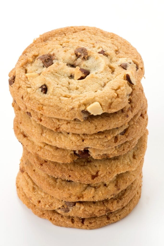 Homemade Heath Bar Cookies with Almonds