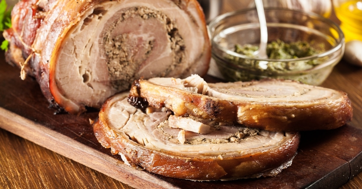 Homemade Italian Roast Pork Porchetta