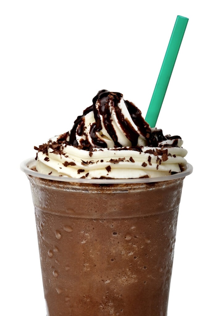 Homemade Starbucks Double Chocolate Chip Frappuccino