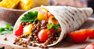 Lentil Tacos with Vegetables