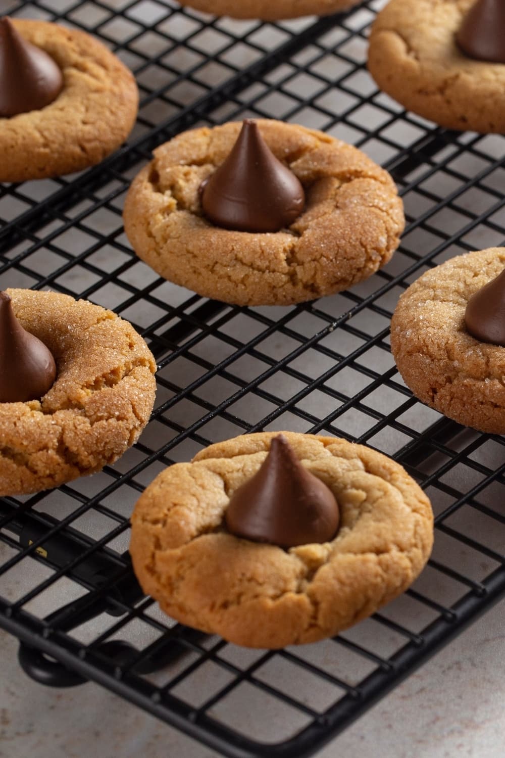 Peanut Butter Blossom Cookies with Hershey Kisses