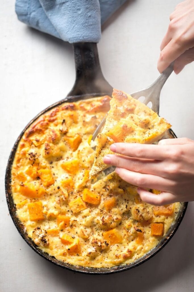 Breakfast Frittata with Pumpkin and Cauliflower