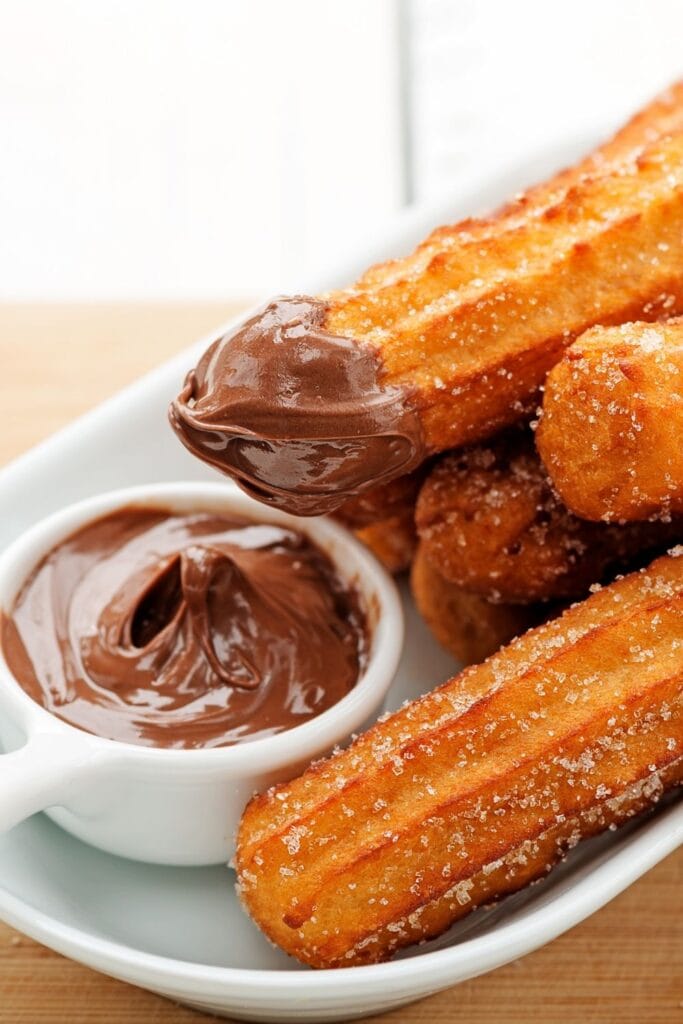 Churros with Chocolate Dip