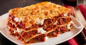 Homemade Ground Beef Lasagna