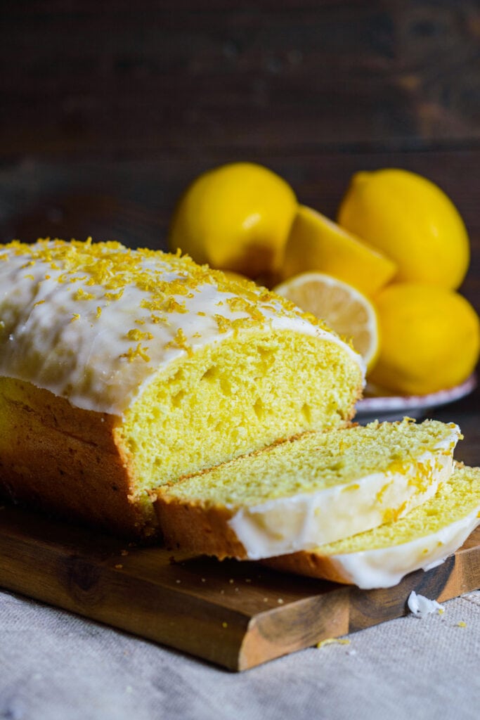 Lemon Loaf Cake with Sugar Icing