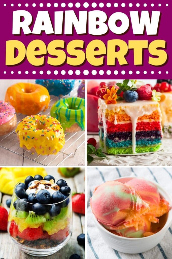 Rainbow Desserts