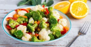 Bowl of Steamed Vegetables