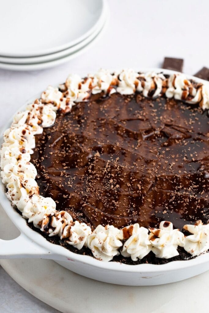 Burger King Hershey's Sundae Pie with Whipped Cream and Chocolate Chips