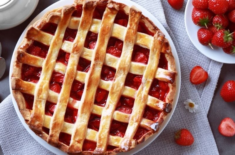 Strawberry Pie With Frozen Strawberries