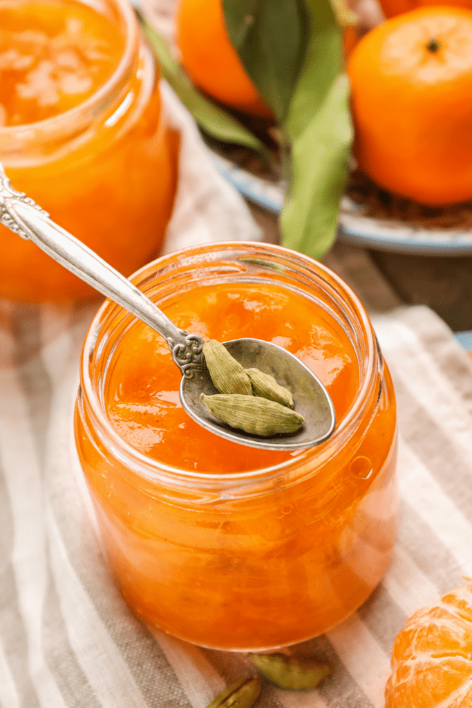 Homemade Satsuma Jelly in a Jar