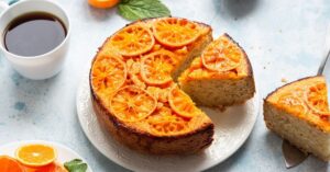 Homemade Tangerine Upside Down Cake