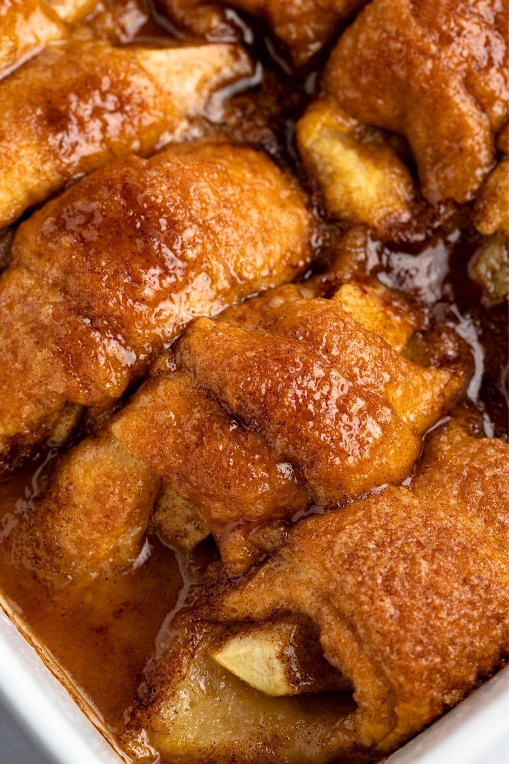 Mountain Dew Apple Dumplings in a Baking Dish