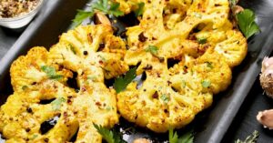 Roasted Cauliflower with Spices