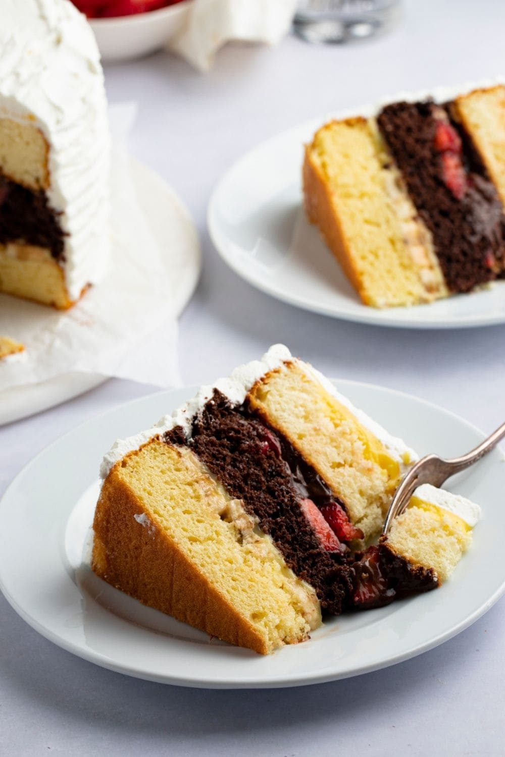 Sliced Atomic Cake with Icing