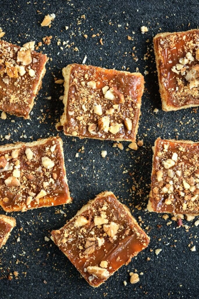 Sweet Shortbread Toffee Bars