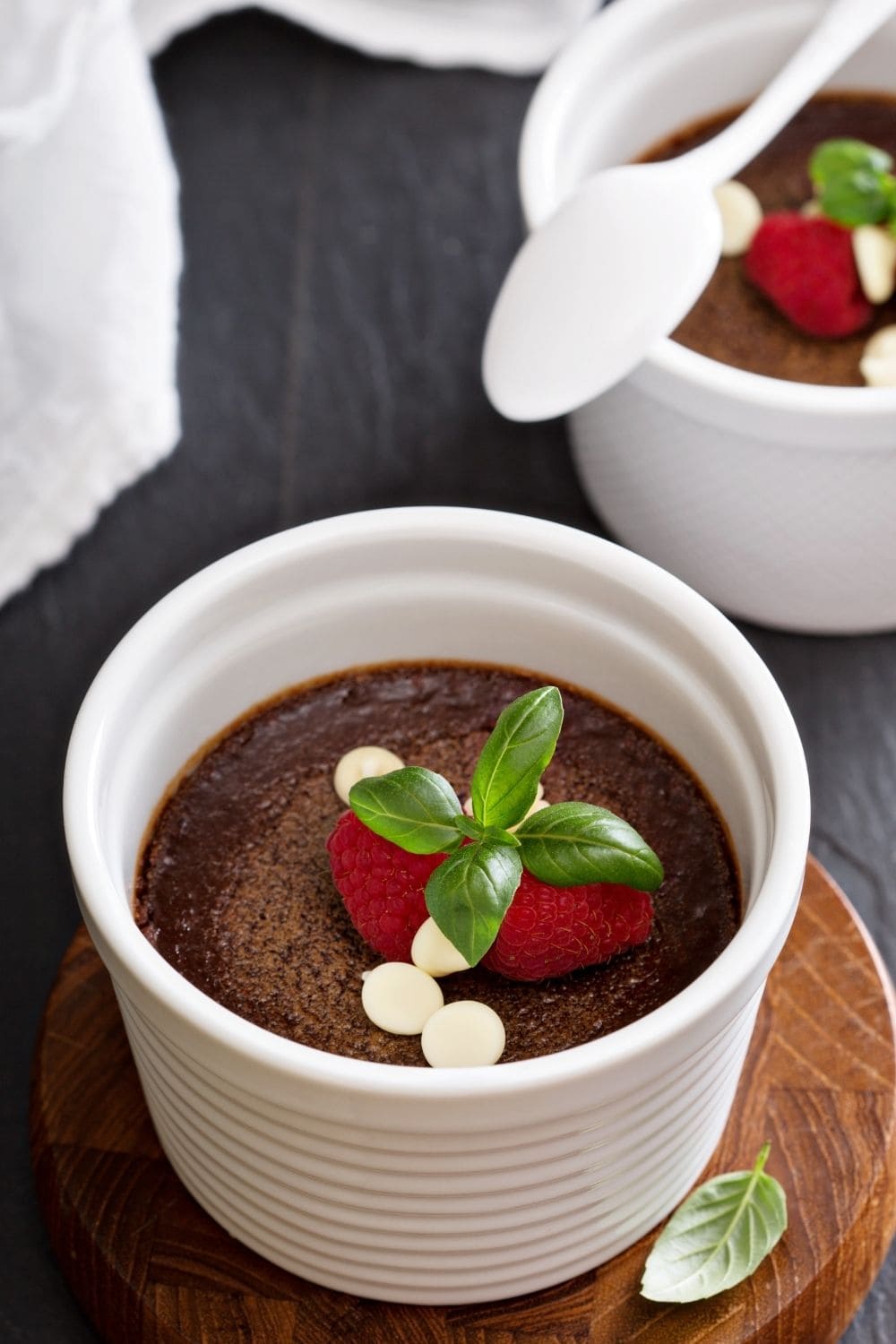 Chocolate Pots De Creme in Ramekin