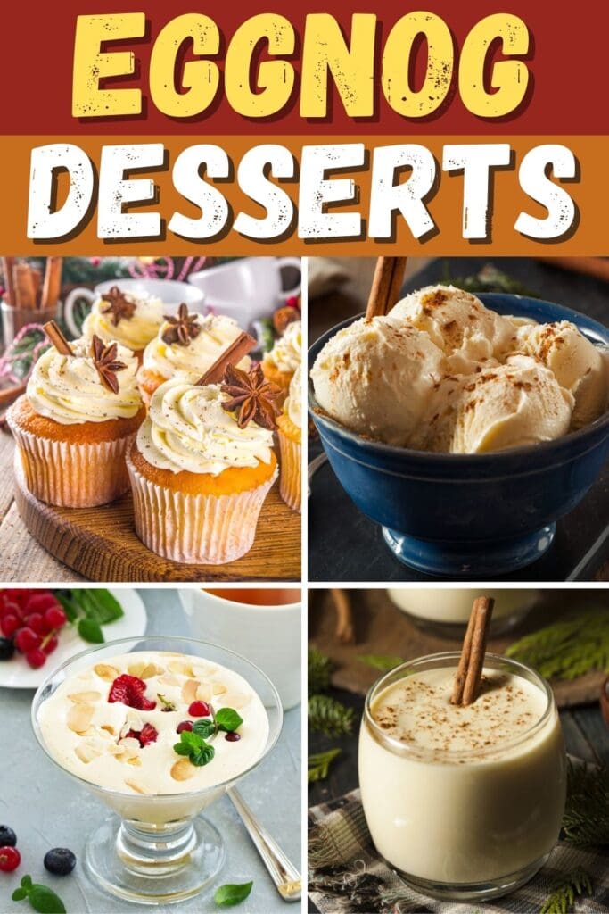 Eggnog Desserts