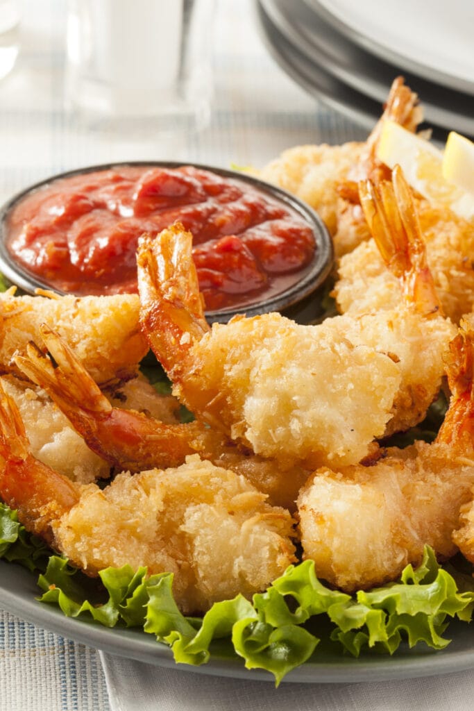 Homemade Coconut Shrimp with Sauce