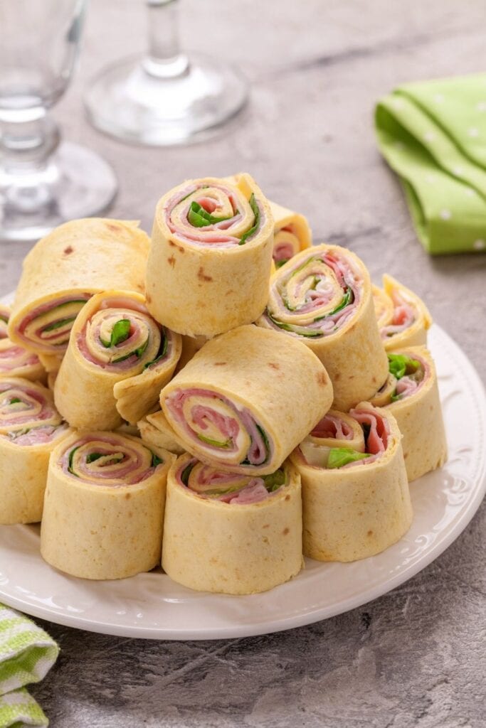 Homemade Ham and Cheese Pinwheels