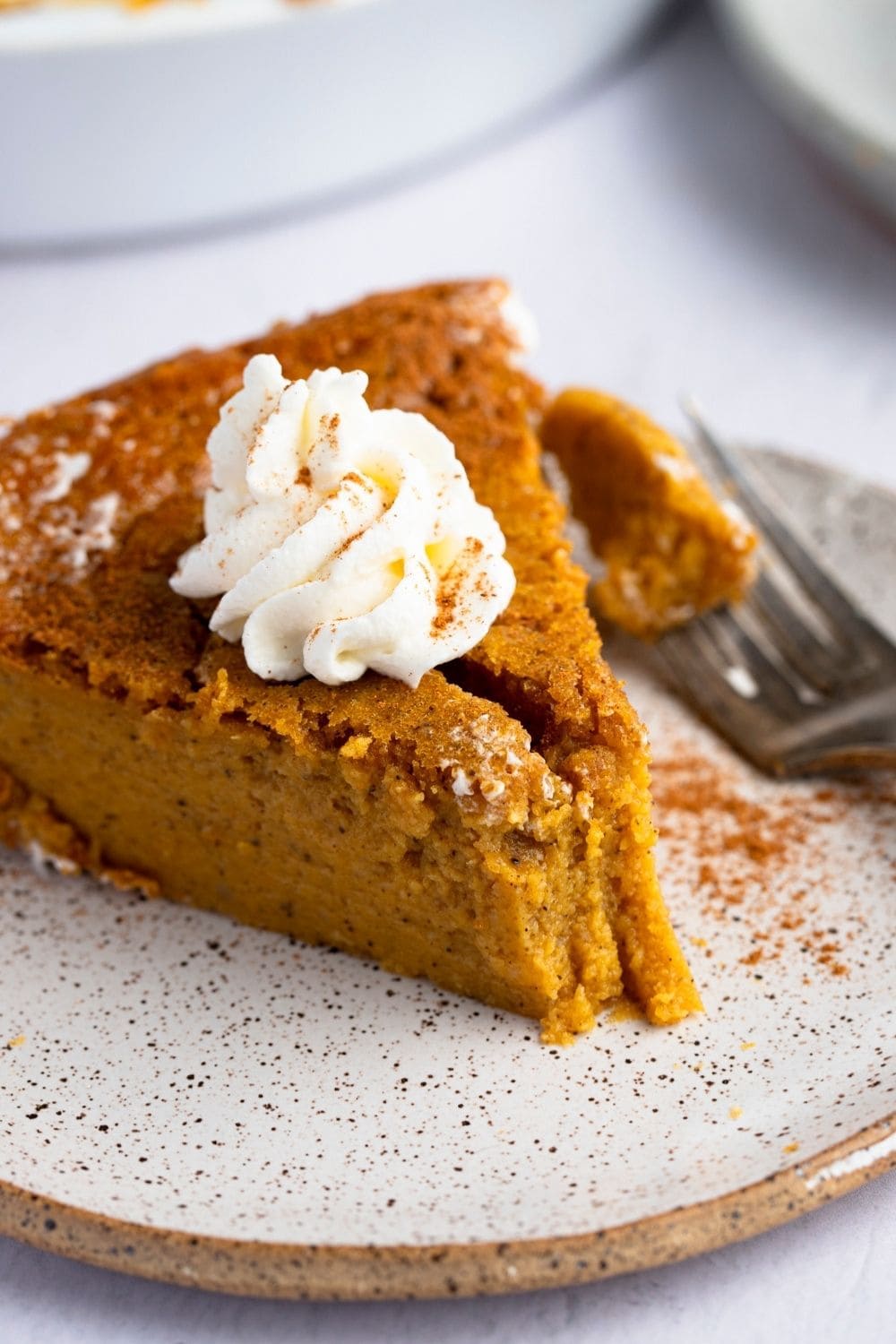 Pumpkin Pie with Whipped Cream