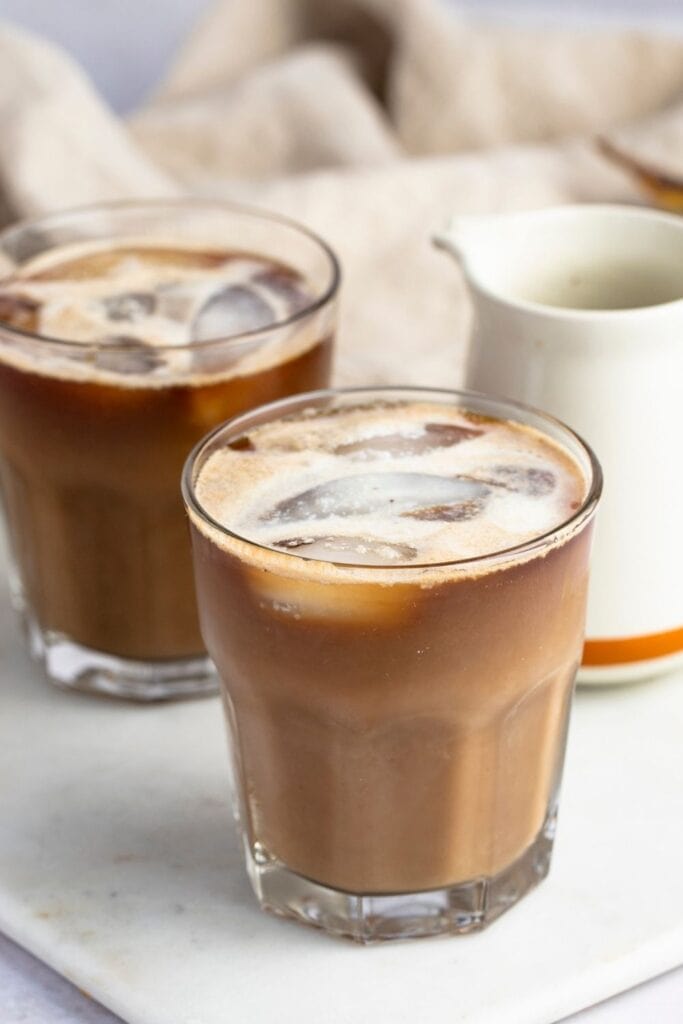 Banana Milk Coffee with Ice